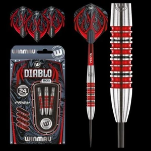 Winmau Diablo 24g Steel Tip Darts - 90% Tungsten - Picture 1 of 4