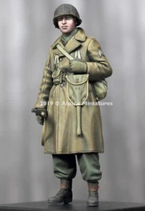 Alpine Miniatures 1:35 Set 35259 WWII US INFANTRY WINTER (1 FIGUR - 2 KÖPFE) - Bild 1 von 2