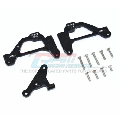 GPM Aluminum Front Shock Mount Black : Axial SCX10 III Jeep JL Wrangler - Image 1 of 4