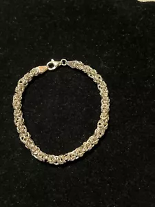 Milor Italien Sterlingsilber byzantinisches filigranes Armband 6,75 Zoll - Bild 1 von 5