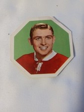 1961-62 YORK PEANUT BUTTER YELLOW BACKS #16 Bill Hicke VG Montreal Canadiens