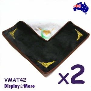 Serving MAT Jewellery Counter | 2pcs | FELT Black White Velvet | AUSSIE Seller - Picture 1 of 3