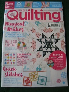 PATCHWORK & QUILTING MAGAZINE 92 2020 STARBURST QUILT COSY CAT CURVES QUICK STIT - Bild 1 von 3
