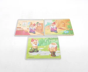 Super Puzzle Badezimmerzwerge 1991 (3 Stück) - Bild 1 von 2