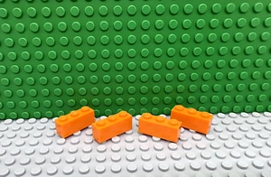 Lego 4 Naranja 1x3 bloque ladrillo NUEVO - Imagen 1 de 1