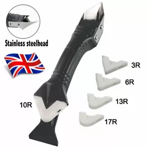 5 in 1 Silicone Sealant Remover Tool Kit Set Scraper Caulking Mould Removal DIY - Picture 1 of 14