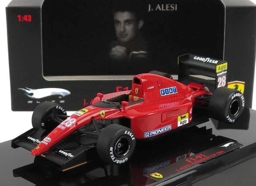 Mattel Elite T6282 Ferrari F1-91 Germany GP 1991 Jean Alesi 1/43 - Immagine 1 di 3