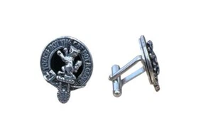 Smith Clan Crest Pewter T-Bar Cufflinks - Picture 1 of 1