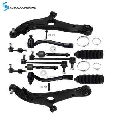 12x Para 2012-2014 Hyundai Sonata Azera Braço de Controle Inferior Frontal Barra de Amarração Barra de Balanço - Imagem 1 de 4