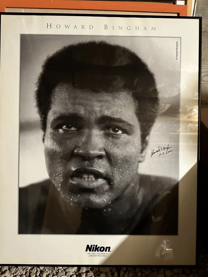Vintage Bingham / Muhammad Ali Signed Photo (framed) - Image 1 of 1