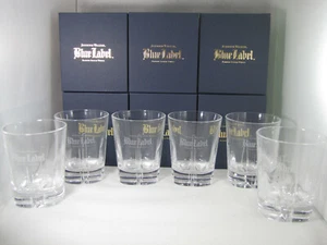Johnnie Walker Whisky Blue Label 6x Glasses NEW in Box - Picture 1 of 2