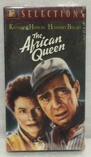 The African Queen Vhs tape 1951 technicolor Katharine Hepburn Humphrey Bogart