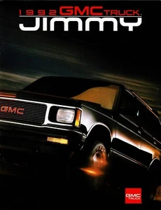 1992 GMC Jimmy SL SLS SLE SLT Typhoon Truck 26-Page Dealer Sales Brochure - Foto 1 di 1