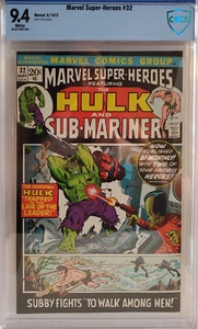 Marvel Super Heroes #32 CBCS 9.4 con Hulk e Sub-Mariner - Foto 1 di 2