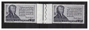 ITALIA 1956 - AVOGADRO COPPIA CON PONTE NUOVA ** MNH - Picture 1 of 1
