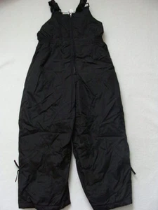NWT Zero XPosur Girls Snow Pants Bibs Size 4 Black SKI Overalls Snowboard NEW - Picture 1 of 1