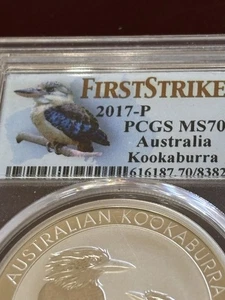 2017 Kookaburra PCGS. Ms70 First Strike - Bild 1 von 8