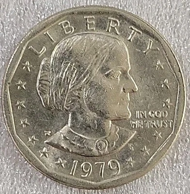 Dólar P Susan B Anthony 1979 borde ancho *D464 Foto 1 de 3