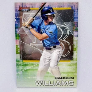 2021 Bowman's Best Baseball Carson Williams #57 Tampa Bay Rays Rookie Called Up - Picture 1 of 2