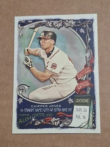 Tarjeta Chipper Jones Topps Allen & Ginter Spans 2023 impecable SS-17 ATLANTA BRAVES - Imagen 1 de 2