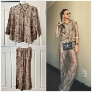 Neu Zara 160 $ Zweiteiler Co Ord bestickt Perlen Luxus Outfit Extra Small XS - Bild 1 von 15