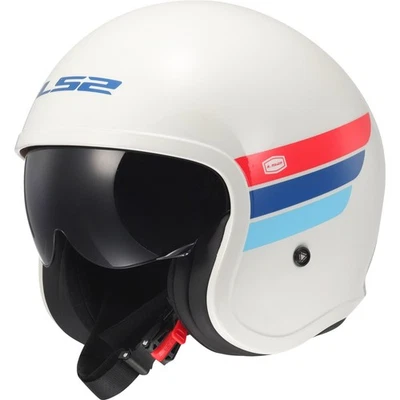 Motorrad Helm XXL - LS2 OF599 Spitfire II 2 Retro Jethelm mit Sonnenblende - Bild 1 von 3