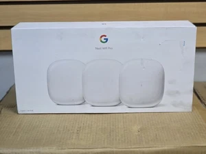Google Nest WiFi Pro 6E Mesh Routers 3 Pack AEX5400 New Sealed in Box - Picture 1 of 6