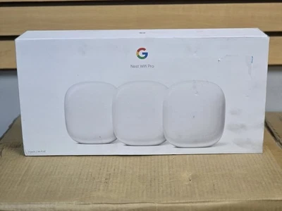 Google Nest WiFi Pro 6E Mesh Routers 3 Pack AEX5400 New Sealed in Box - Image 1 of 4