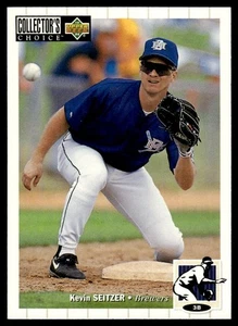 1994 Collector's Choice Kevin Seitzer Milwaukee Brewers #379 - Picture 1 of 2