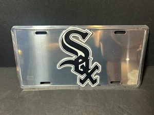 Metal Aluminum Decorative Chicago White Sox MLB License Plate Sign - Picture 1 of 4