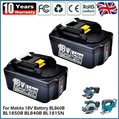 POWER WINGS 2X Battery for Makita 18V Series BL1850B BL1830 BL1815N LXT 5Ah Lithium 100% New