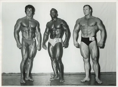 Male Bodybuilder Competition Photo 1970 Arax Gay Interest Frank Zane Mr Universe - Image 1 of 2