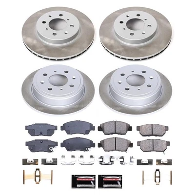PowerStop SC695 Disc Brake Kit For Honda Civic del Sol 1994-1997 Front Rear Foto 1 de 2