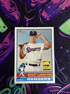 2025 Topps Heritage - Alternate Cartoon Variation Wyatt Langford #29 - Bild 1 von 1