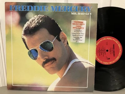 FREDDIE MERCURY - Mr. Bad Guy Vinyl LP Original EX + Inner Promo Queen - Image 1 of 4
