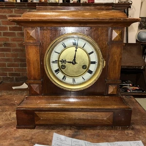 Antique Striking Movement HAC Germany Mantle Clock, Not Working - Picture 1 of 10