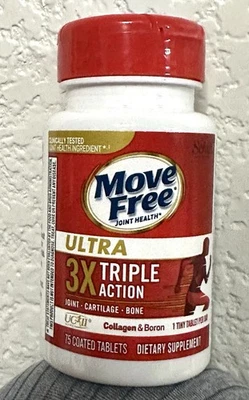 Move Free Ultra Triple Action Supports Joint Health Cartilage & Bones 75 Tablets - Image 1 of 2