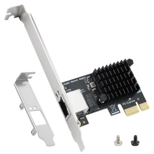 PCIe Scheda di Rete 1 Gigabit, 1Gb PCIe Network Card, T PCIe RTL8168 1000/100Mbp - Foto 1 di 6
