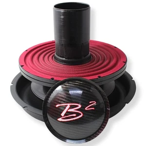 B2 Audio RageXL 12" Re-cone Kit Drop 1-Ohm 3" Coil Carbon Fiber - Picture 1 of 9