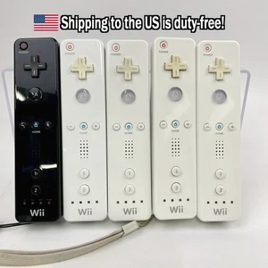 Lot of 5 Nintendo Wii Controller Authentic OEM Wii Remote Motion Plus Works 49 - Picture 1 of 19