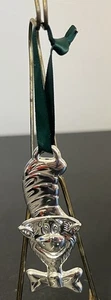 Die Katze im Hut "The Classic Cat" Dr. Seuss versilbert Ornament 2003. - Bild 1 von 7