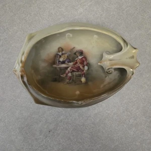 Vintage Royal Bayreuth Ashtray Bavaria Men With Violin - Picture 1 of 10