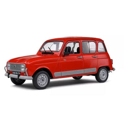 RENAULT R4 GTL 1989 RED 1:12 Solido Auto Stradali Modellino Nuovo - Immagine 1 di 4