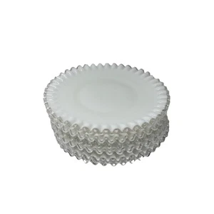 Juego de 6 platos de ensalada Fenton Art Glass Silvercrest de 8 5/8" con volantes - Imagen 1 de 5