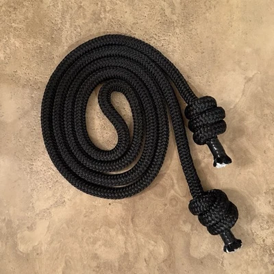 Cuerda Flow - 8 pies Negro Doble Trenzado Nylon Fitness Cuerda Flujo Foto 1 de 3