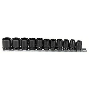 Stanley J72202 11 Piece 6 Point 3/8" Drive Metric Impact Socket Set - Picture 1 of 1