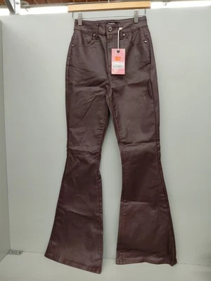 Женские розовые легендарные фиолетовые брюки размер M с высокой талией - Изображение 1 из 4