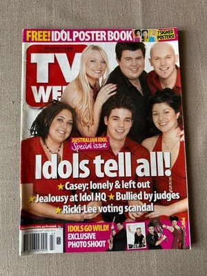 Televisión vintage - "Australian TV Week" octubre 2004 Missy Higgins Anthony Calea Foto 1 de 4