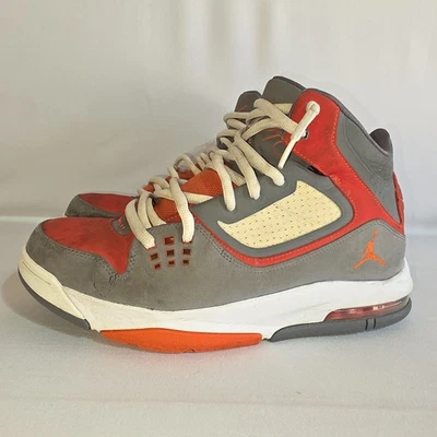 Nike Jordan Flight 45 High Wolf Gris Naranja Hombre Talla 9.5 512234-016 Foto 1 de 4