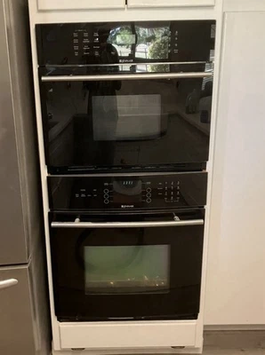 Jenn-Air Floating Glass Microwave Wall Oven Combo Black + Paperwork JMW8527DAB - Image 1 of 4